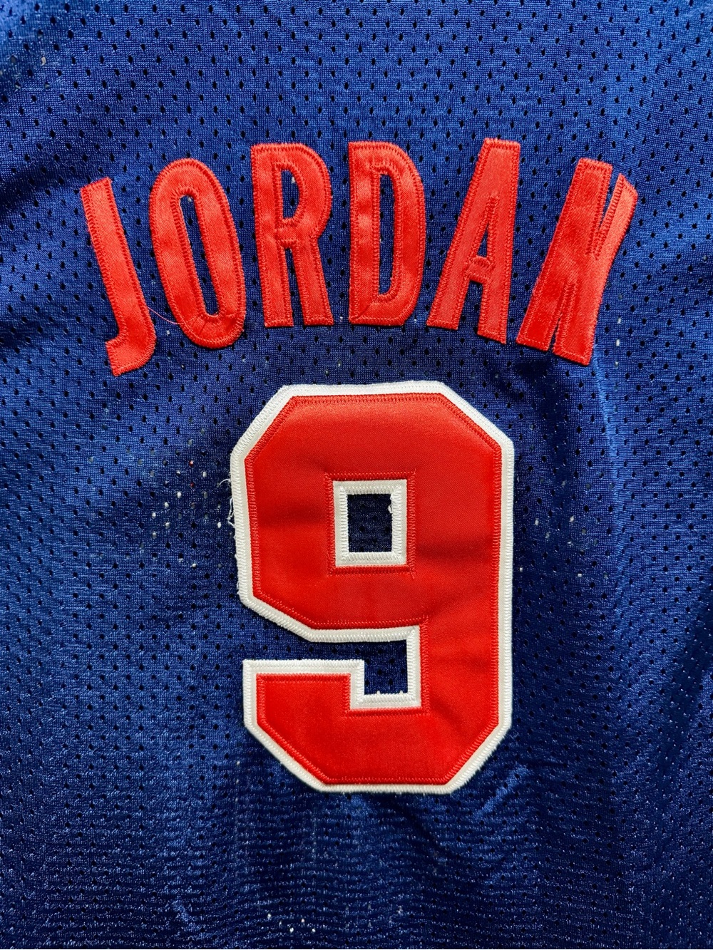 1992 Champion Michael Jordan #9 USA Dream Team Olympic Jersey — Sewn — Size 54 - Picture 4 of 6